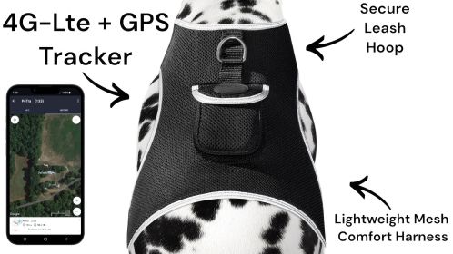 NEW Pet Tracker Portable Pet Tracking Best Dog GPS GSM Geo-Fencing Tracker Size:XXL